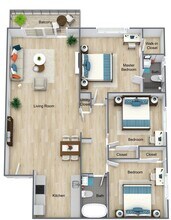 3X2 323 floor plan